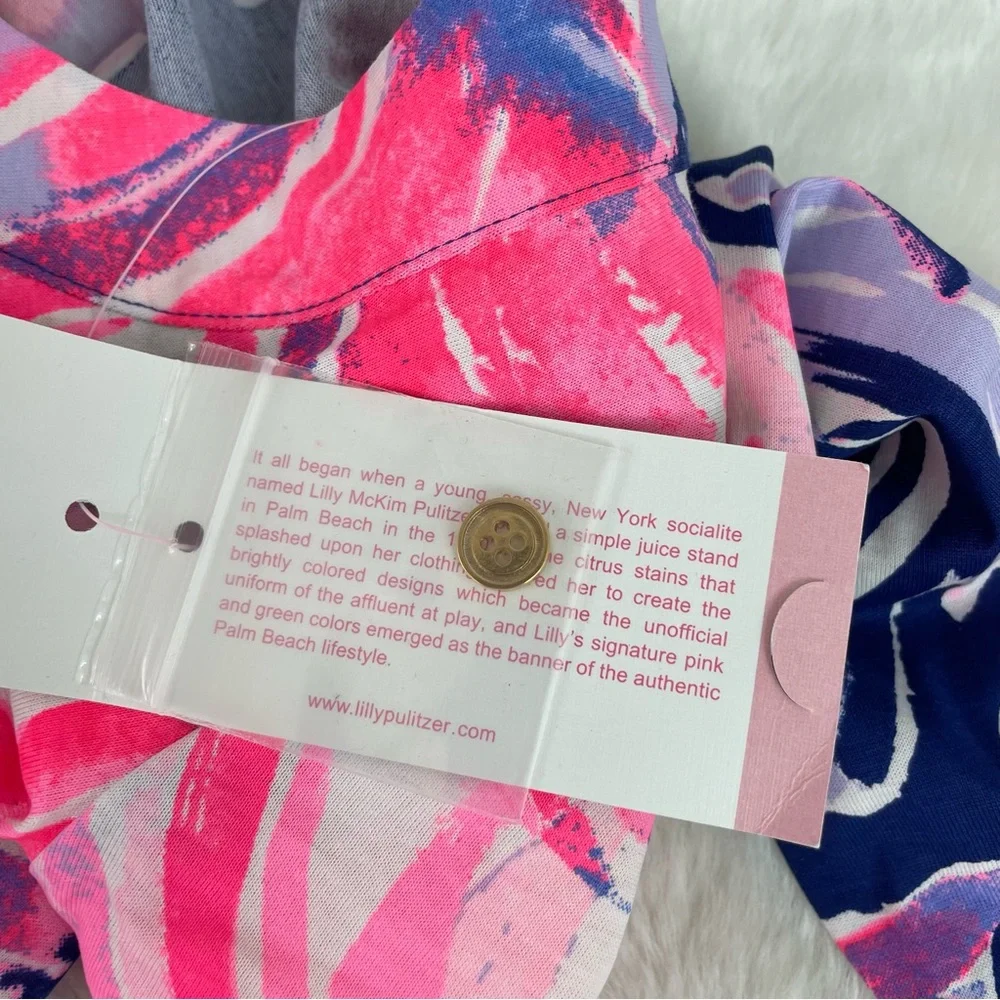 Lilly Pulitzer NWT Merrit Dress True Blue Paradise Point Size XS - Picture 7 of 13